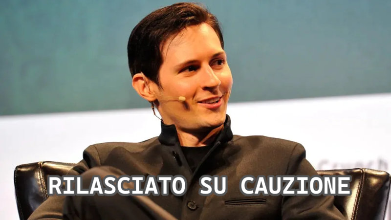 Pavel Durov rilasciato su cauzione