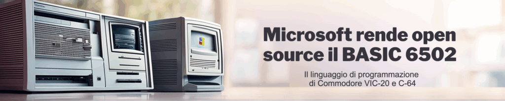 Microsoft rende open source il BASIC per 6502